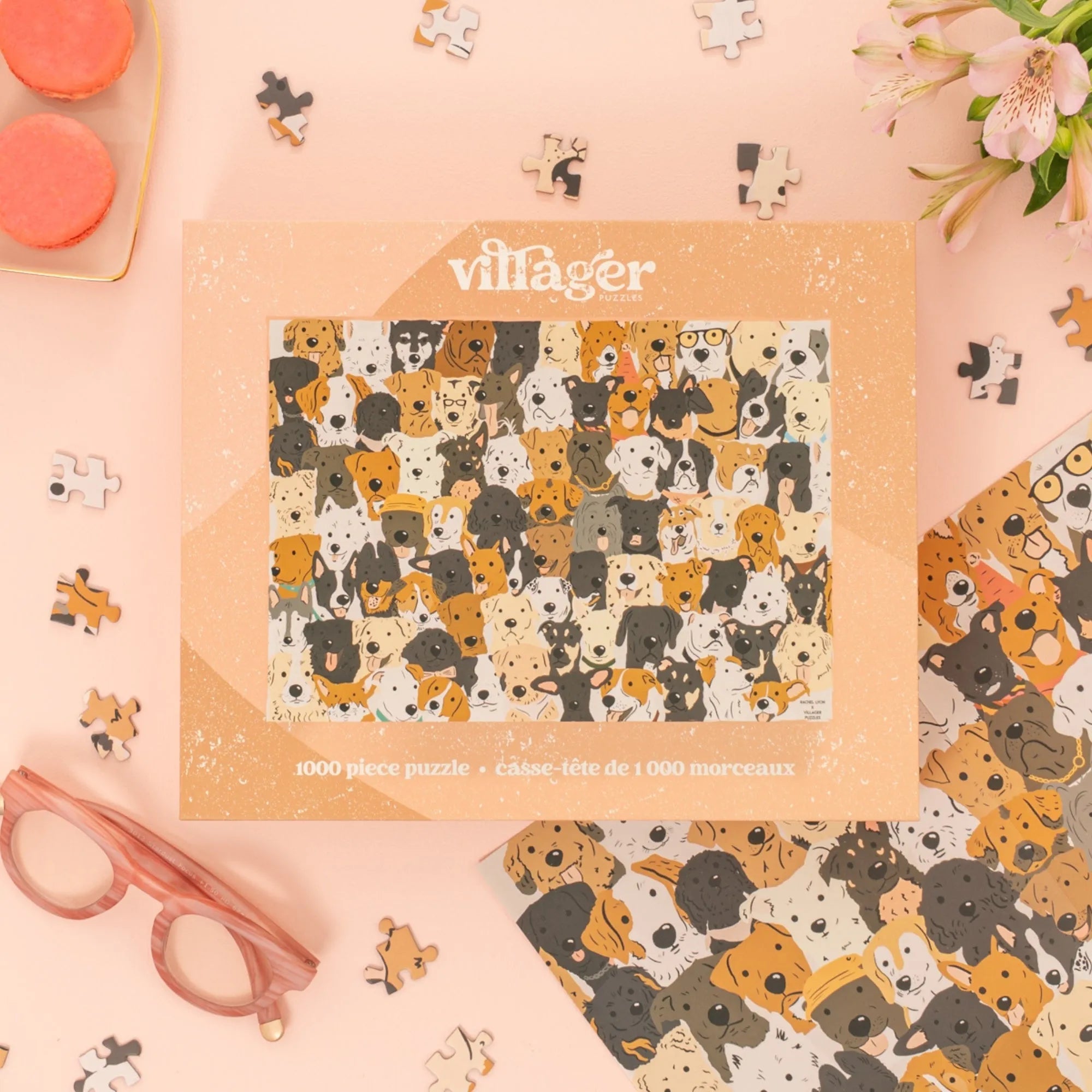  Rescue Dogs | 1000-Piece Puzzle for Adults | Designed in Canada by Rachel Lyon Villager Puzzles Puzzle art-noise.myshopify.com rescue-dogs-1000-piece-puzzle-for-adults-designed-in-canada-by-rachel-lyon