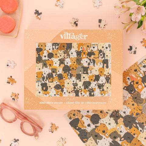  Rescue Dogs | 1000-Piece Puzzle for Adults | Designed in Canada by Rachel Lyon Villager Puzzles Puzzle art-noise.myshopify.com rescue-dogs-1000-piece-puzzle-for-adults-designed-in-canada-by-rachel-lyon