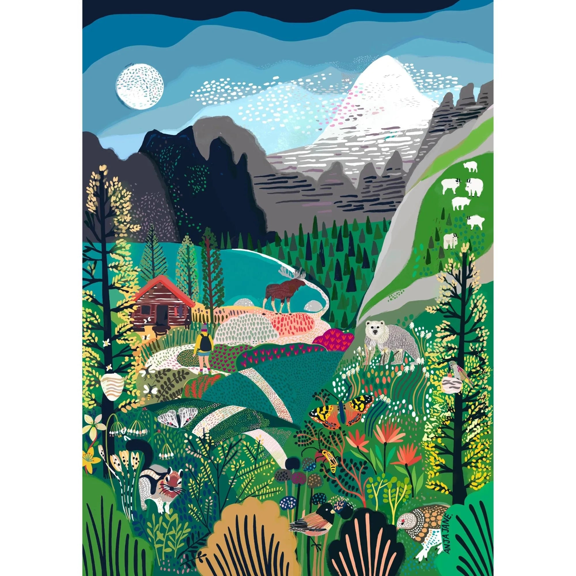  Rockies Explorer | 500-Piece Puzzle for Adults | Designed in Canada by Anja Jane Villager Puzzles Puzzle art-noise.myshopify.com rockies-explorer-500-piece-puzzle-for-adults-designed-in-canada-by-anja-jane
