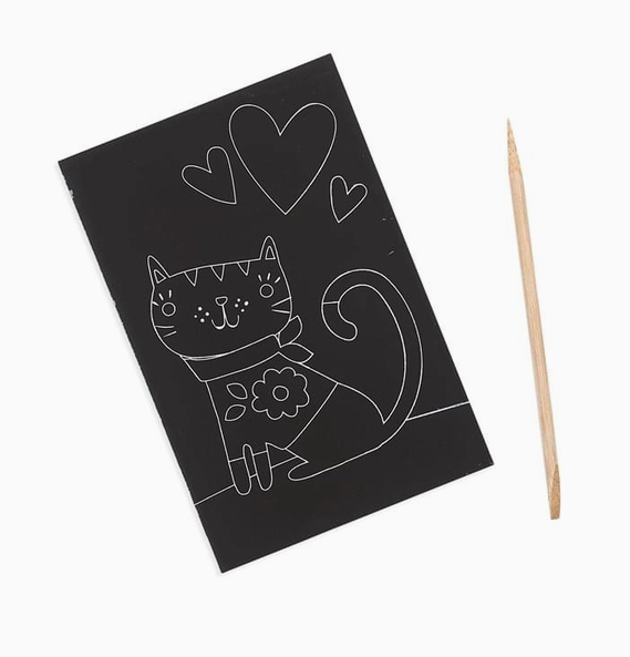 OOLY Mini Scratch &amp; Scribble Art Kit: Cutie Cats