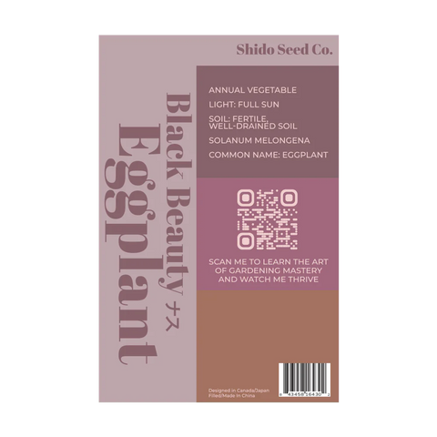 Shido Seeds Black Beauty Eggplant