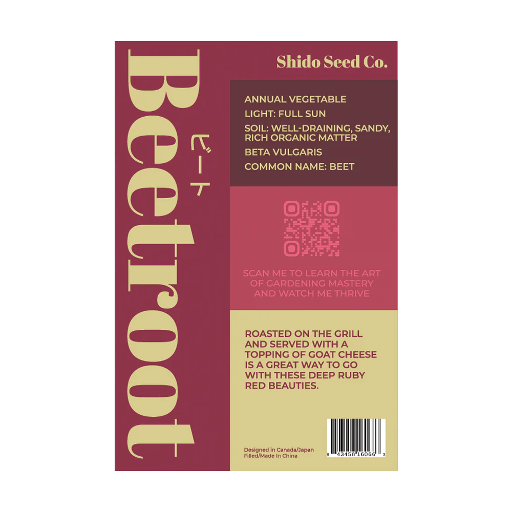 Shido Seeds Beet Seeds Packet
