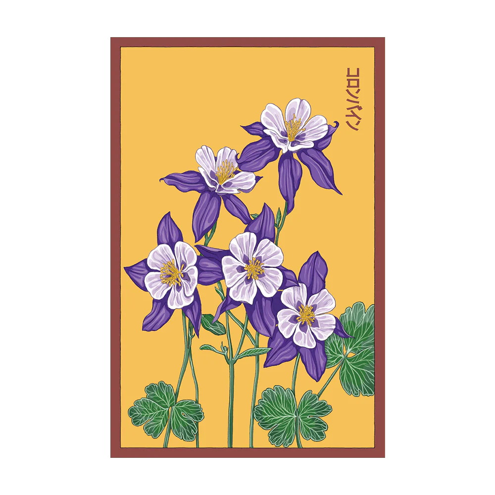 Shido Seeds Columbine Flower Seeds Packet