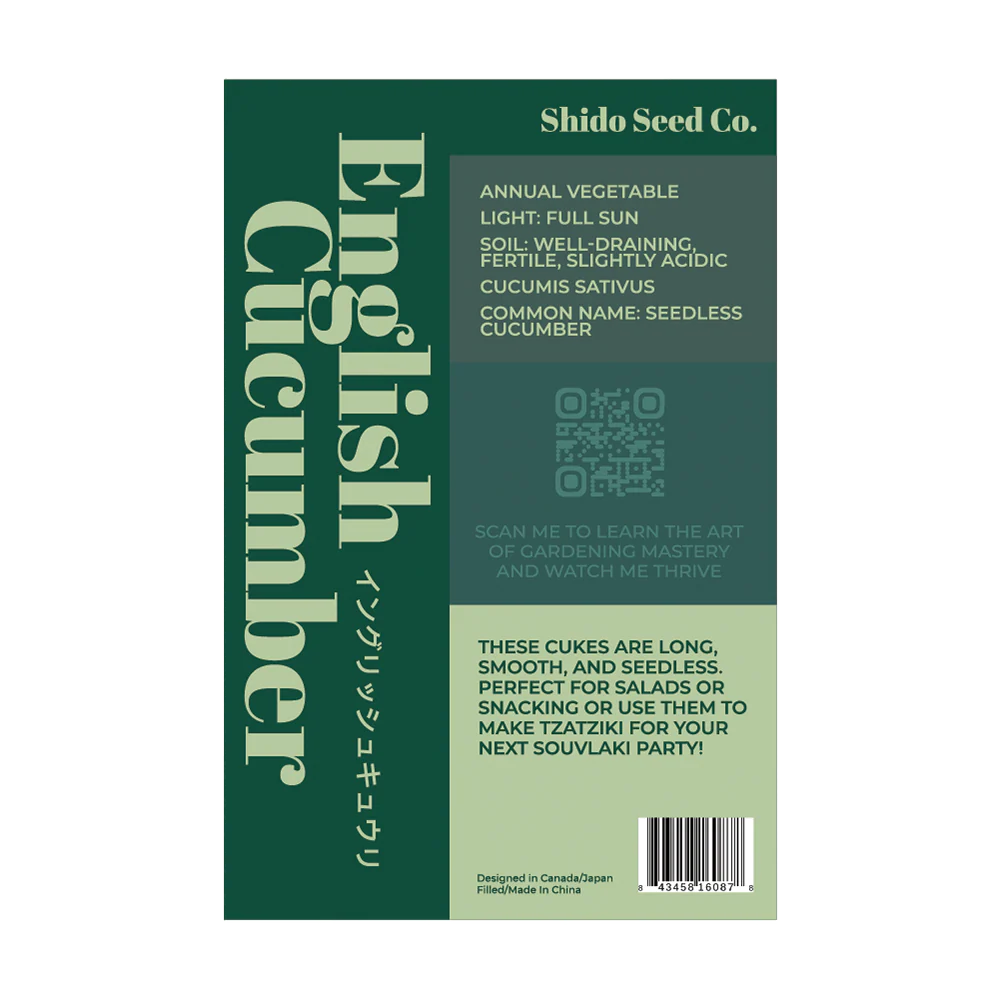 Shido Seeds English Cucumber