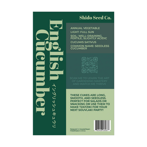 Shido Seeds English Cucumber