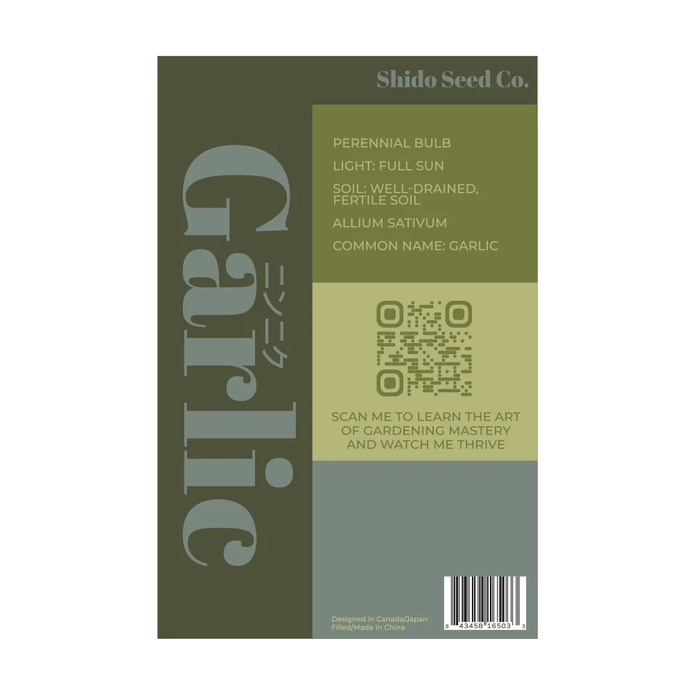 Shido Seeds Garlic Vegetable Seeds