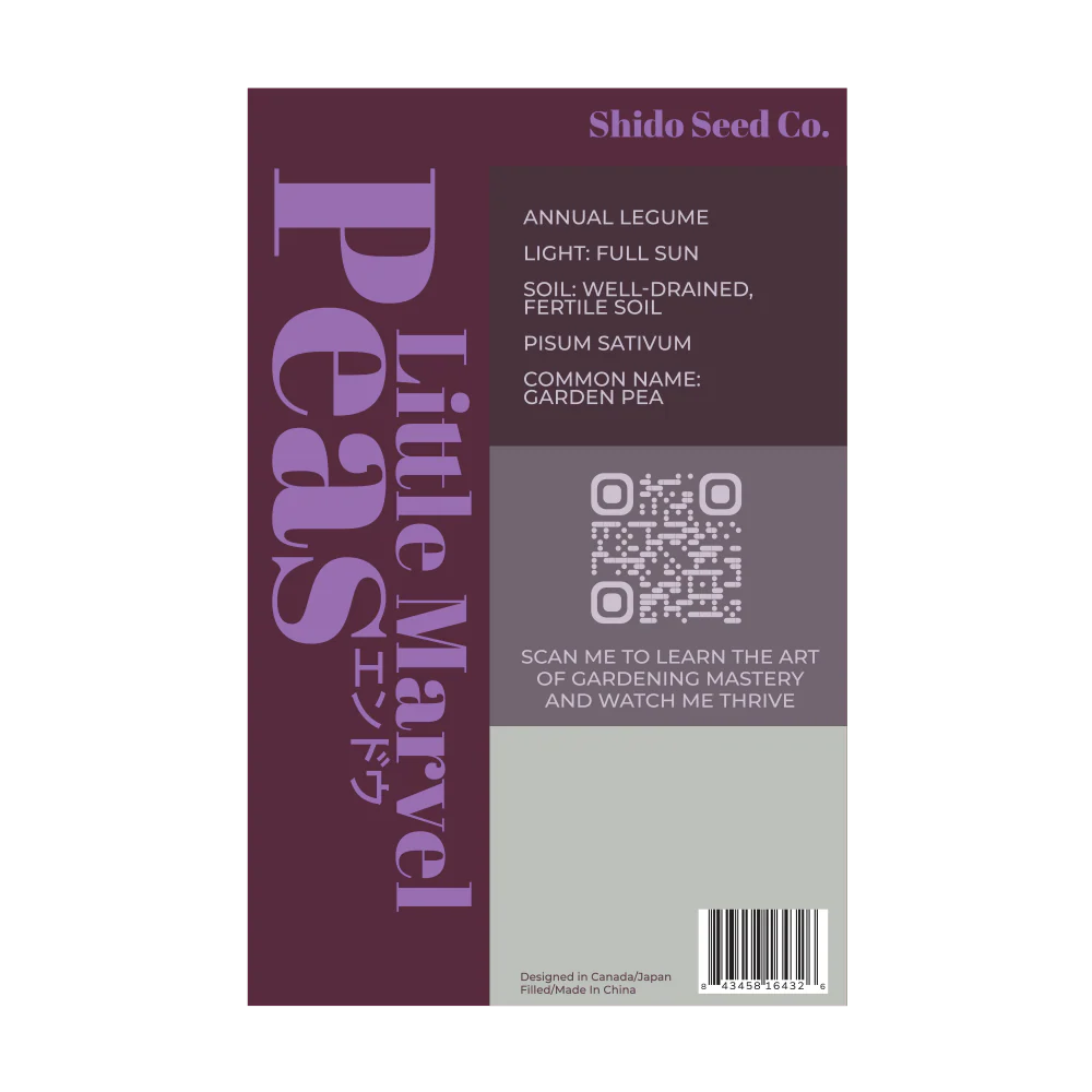 Shido Seeds Little Marvel Peas