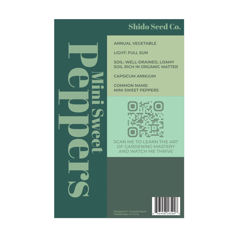 Shido Seeds Mini Sweet Peppers