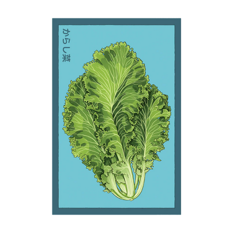 Shido Seeds Mustard Greens Vegetable Plant Seeds Packet