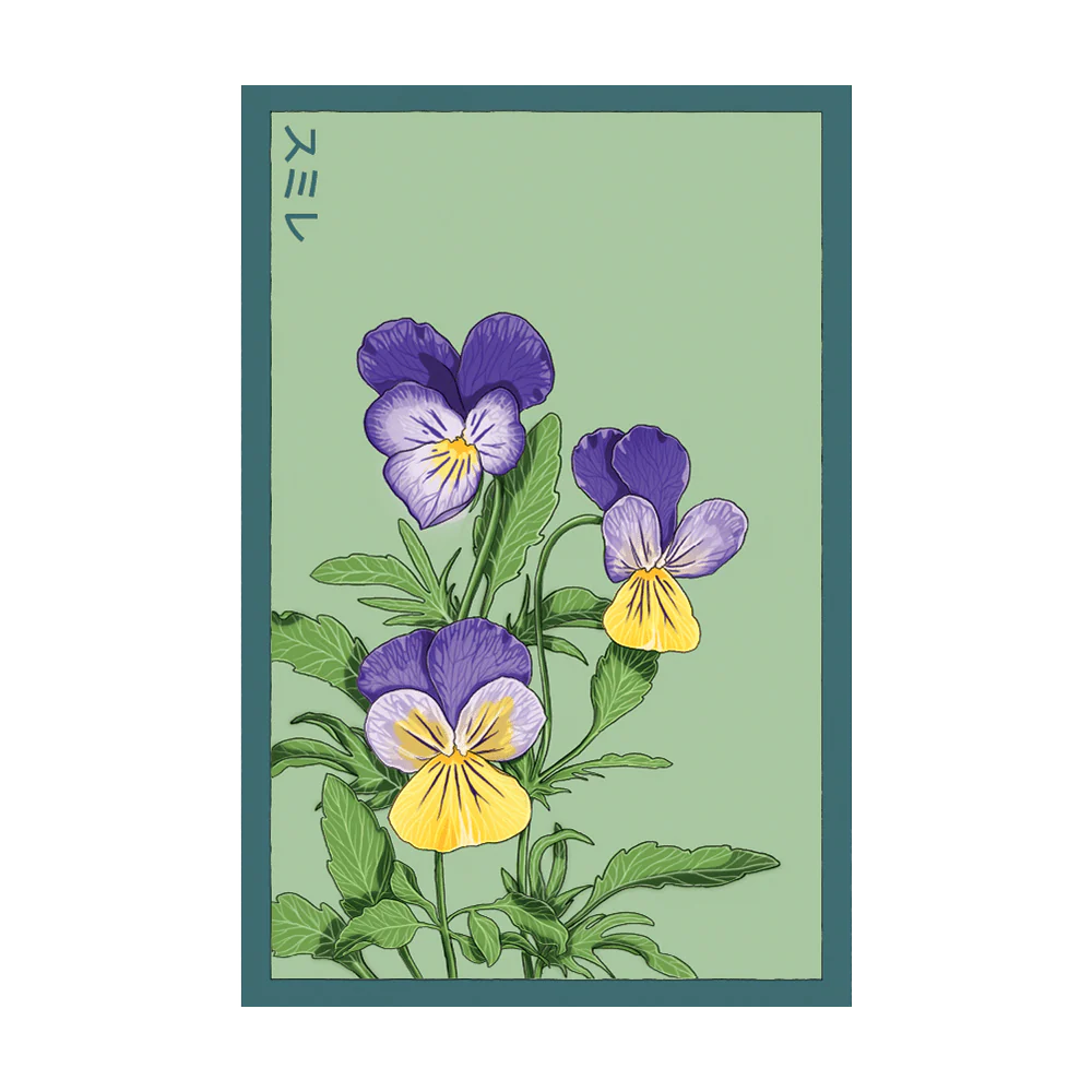 Shido Seeds Pansy Flower Seed Packet