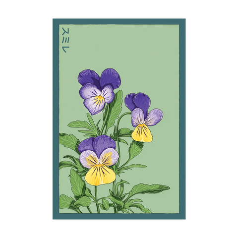 Shido Seeds Pansy Flower Seed Packet