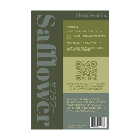 Shido Seeds Safflower Seeds Packet