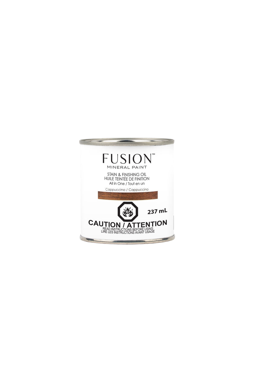 Fusion Mineral Paint Stain and Finishing Oil Cappuccino 237mL