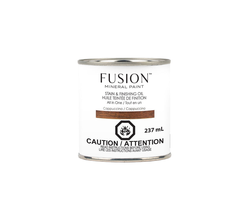 Fusion Mineral Paint Stain and Finishing Oil Cappuccino 237mL