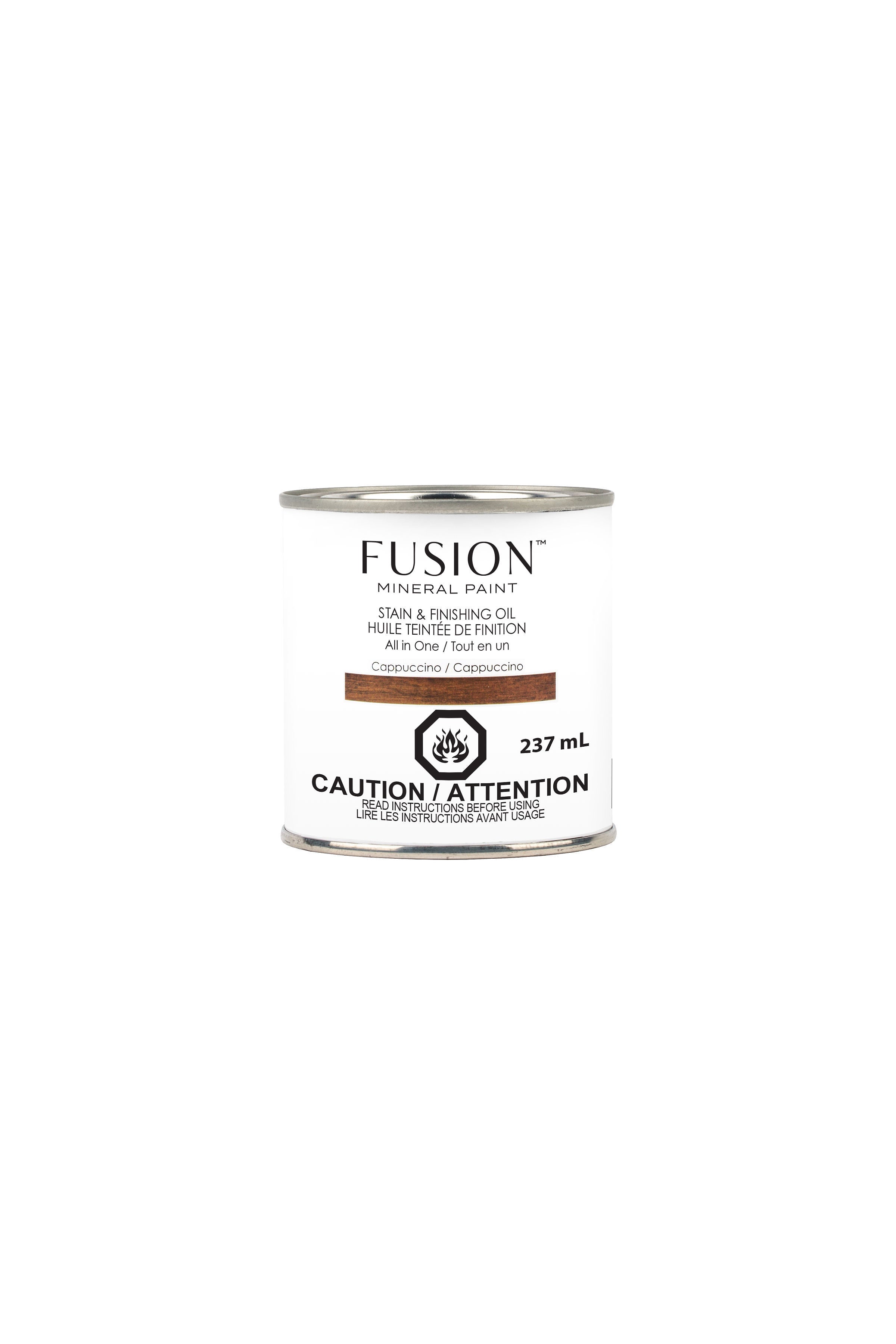 Fusion Mineral Paint Stain and Finishing Oil Cappuccino 237mL