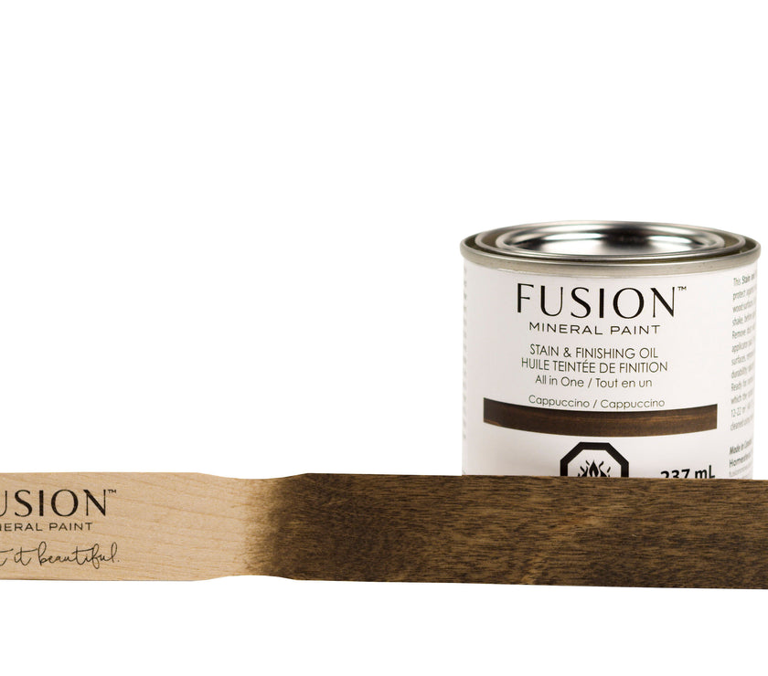 Fusion Mineral Paint Stain and Finishing Oil Cappuccino 237mL