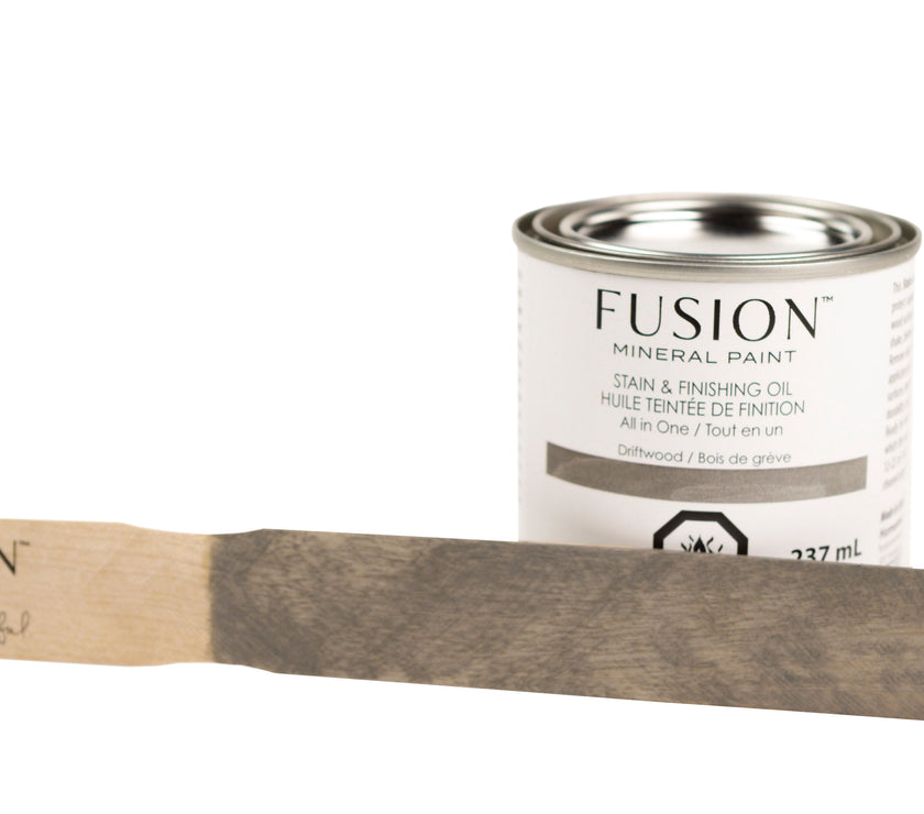 Fusion Mineral Paint Stain and Finishing Oil Driftwood 237mL