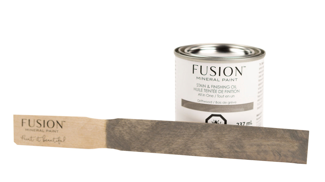 Fusion Mineral Paint Stain and Finishing Oil Driftwood 237mL