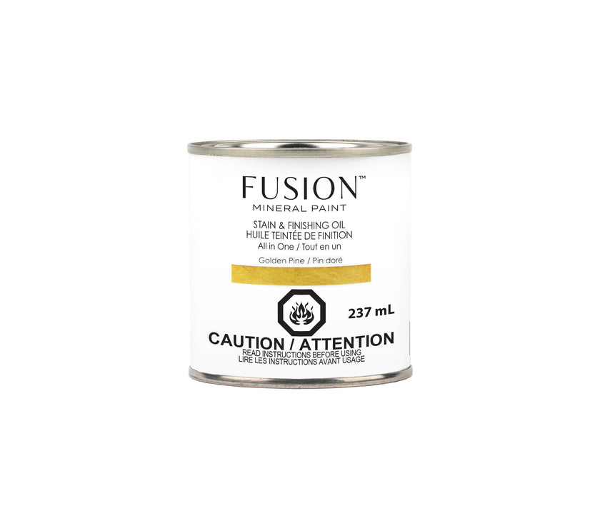 Fusion Mineral Paint Stain and Finishing Oil Golden Pine 237mL