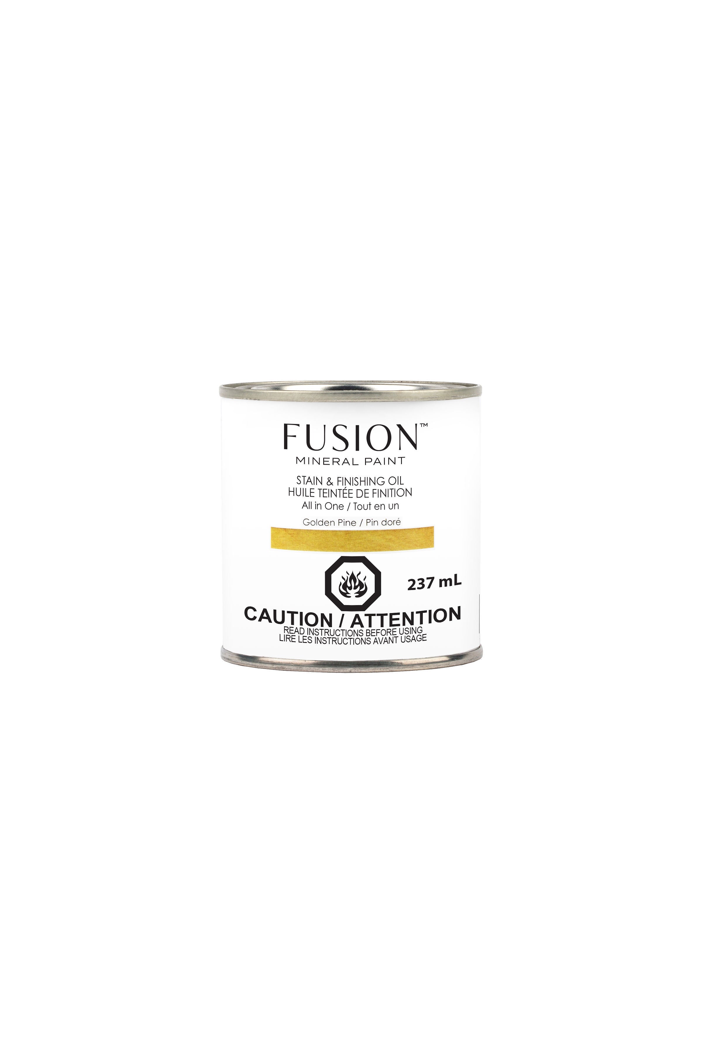 Fusion Mineral Paint Stain and Finishing Oil Golden Pine 237mL