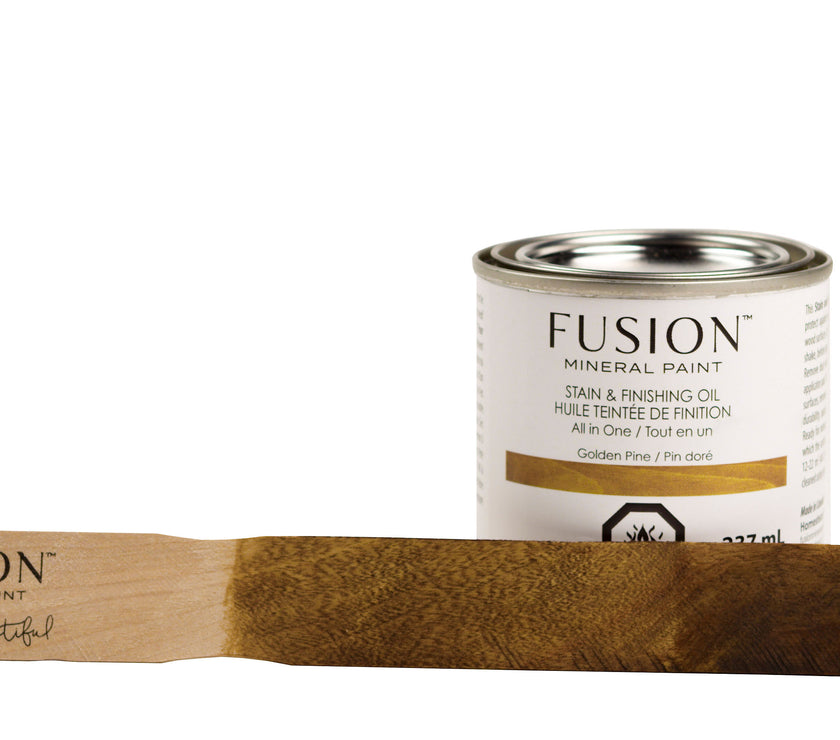 Fusion Mineral Paint Stain and Finishing Oil Golden Pine 237mL