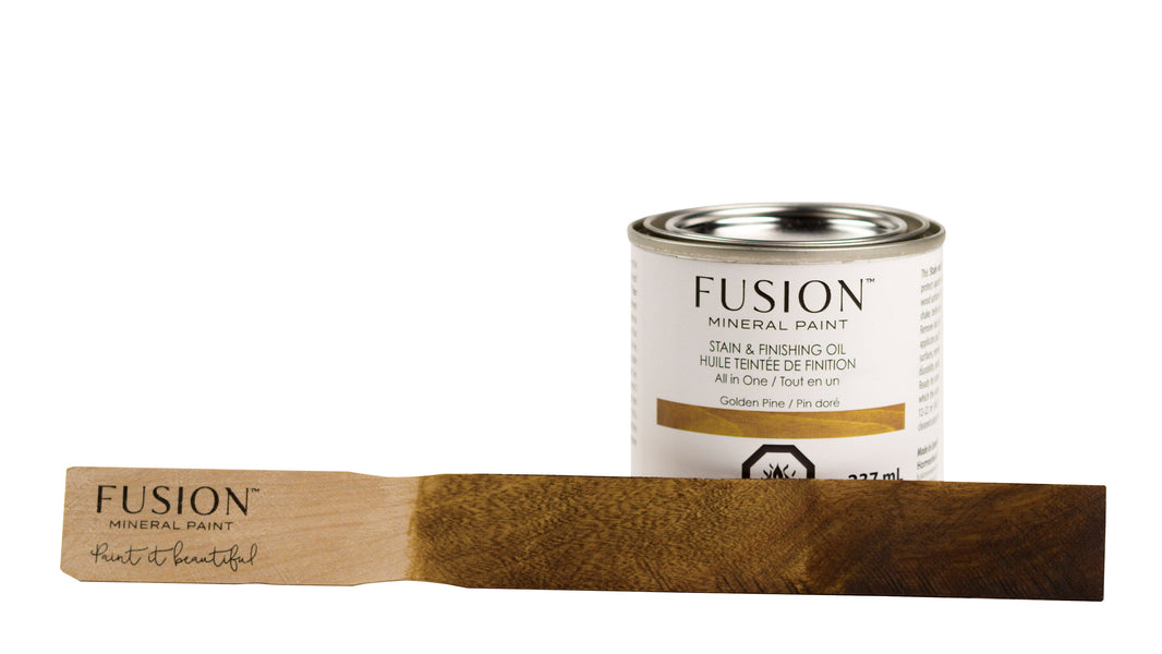 Fusion Mineral Paint Stain and Finishing Oil Golden Pine 237mL