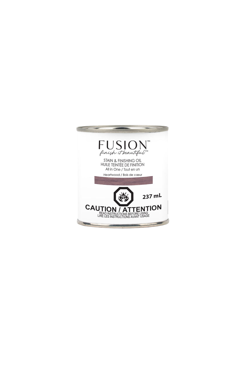 Fusion Mineral Paint Stain and Finishing Oil Heartwood 237mL