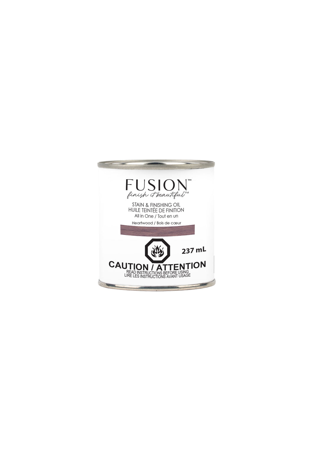 Fusion Mineral Paint Stain and Finishing Oil Heartwood 237mL