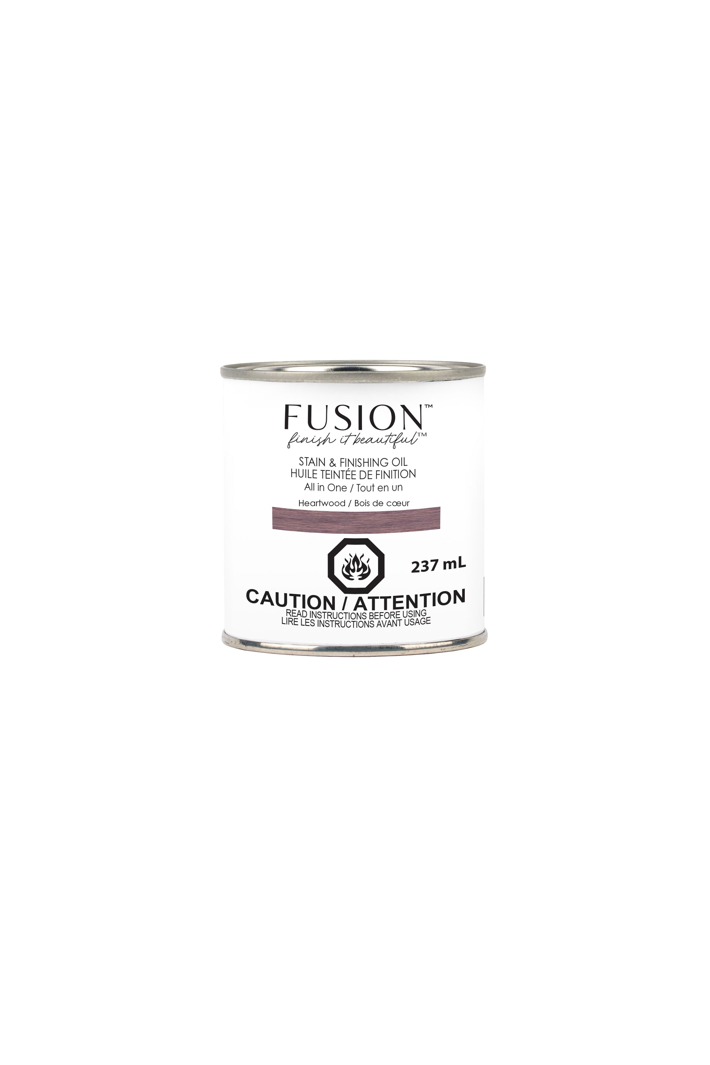 Fusion Mineral Paint Stain and Finishing Oil Heartwood 237mL