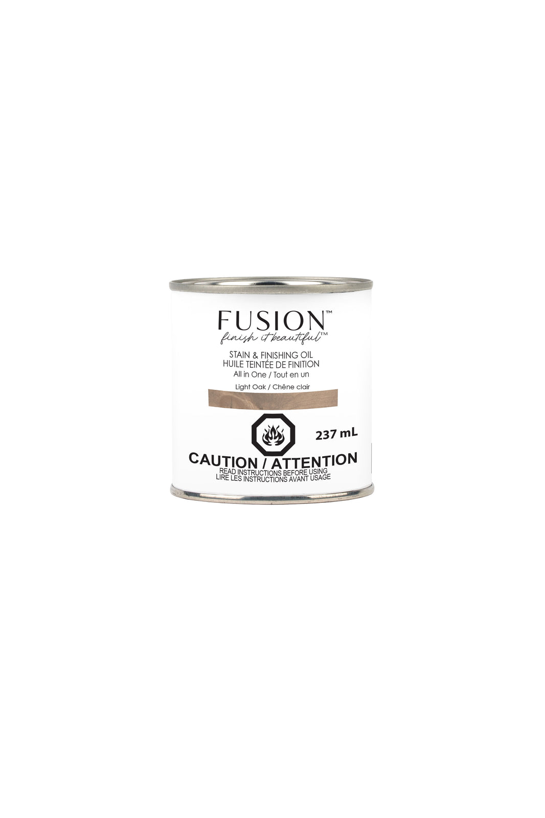Fusion Mineral Paint Stain and Finishing Oil Light Oak 237mL