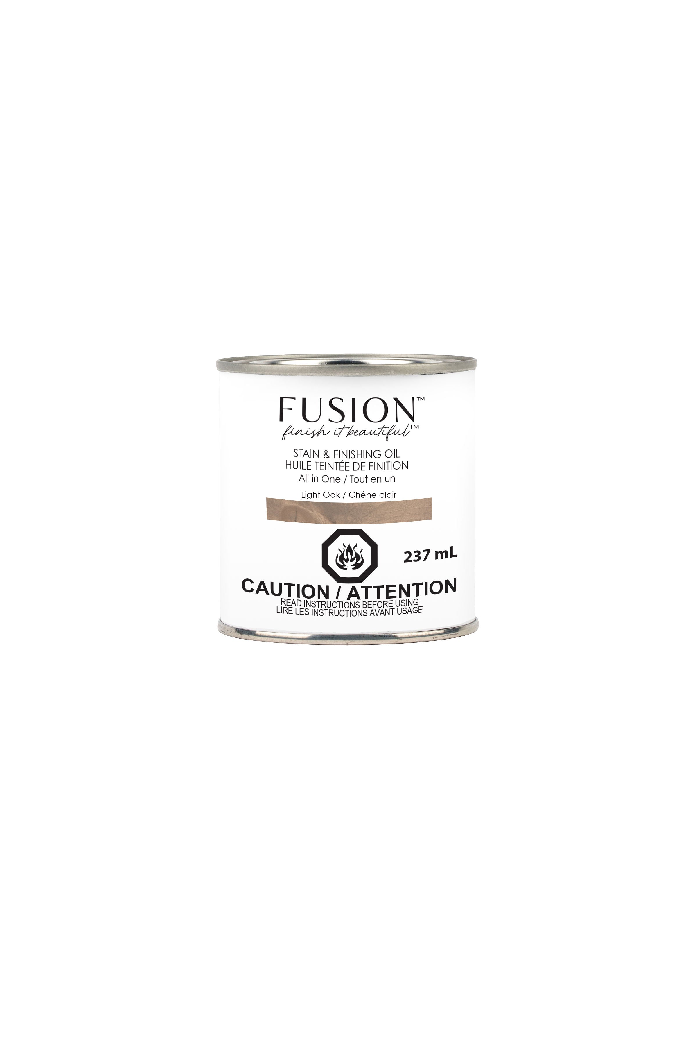Fusion Mineral Paint Stain and Finishing Oil Light Oak 237mL