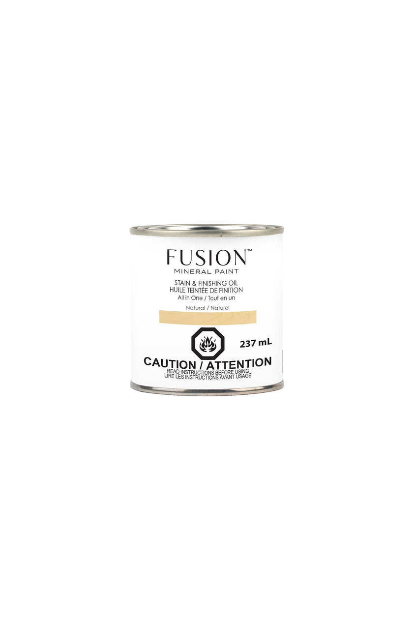 Fusion Mineral Paint Stain and Finishing Oil Natural 237mL