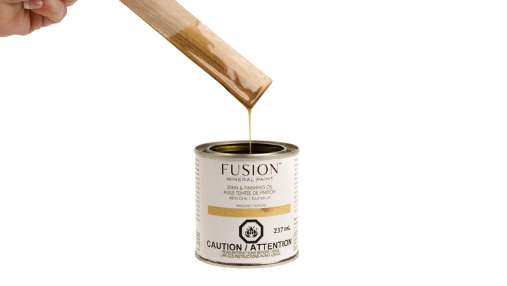 Fusion Mineral Paint Stain and Finishing Oil Natural 237mL