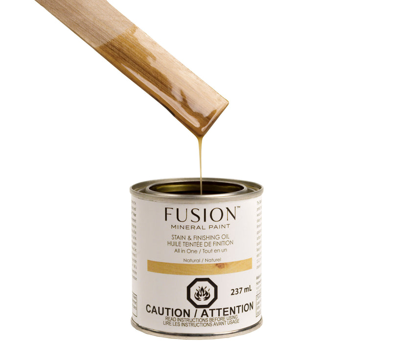 Fusion Mineral Paint Stain and Finishing Oil Natural 237mL