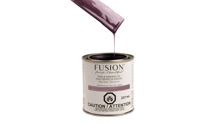 Fusion Mineral Paint Stain and Finishing Oil Heartwood 237mL