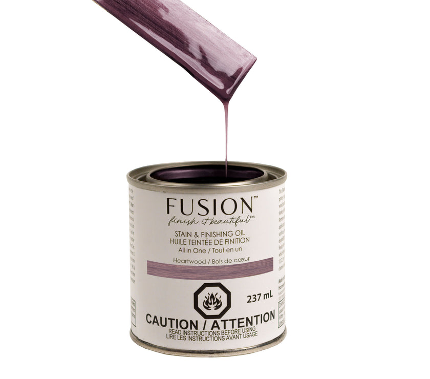 Fusion Mineral Paint Stain and Finishing Oil Heartwood 237mL