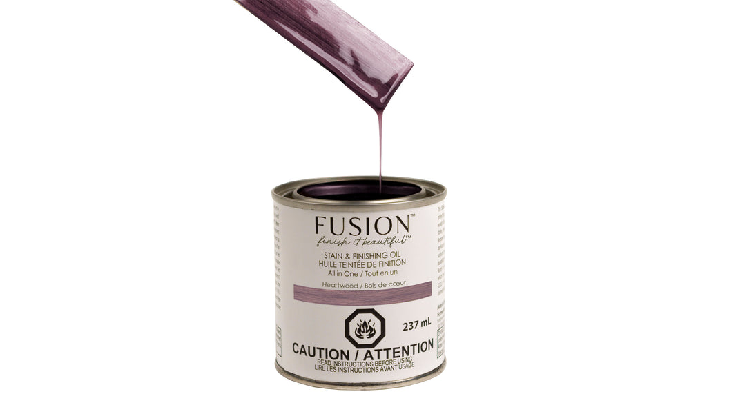 Fusion Mineral Paint Stain and Finishing Oil Heartwood 237mL