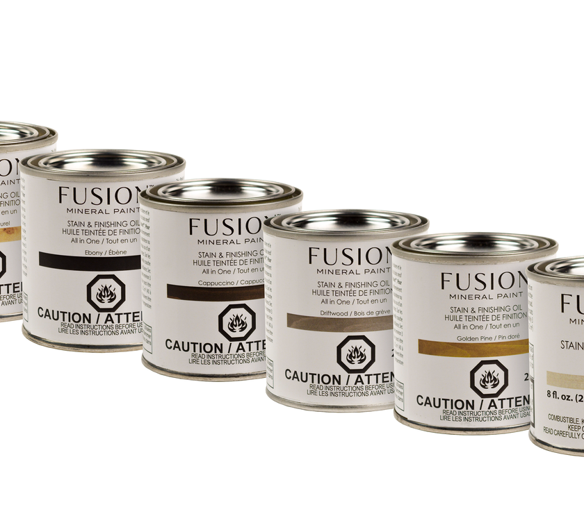 Fusion Mineral Paint Stain and Finishing Oil White 237mL