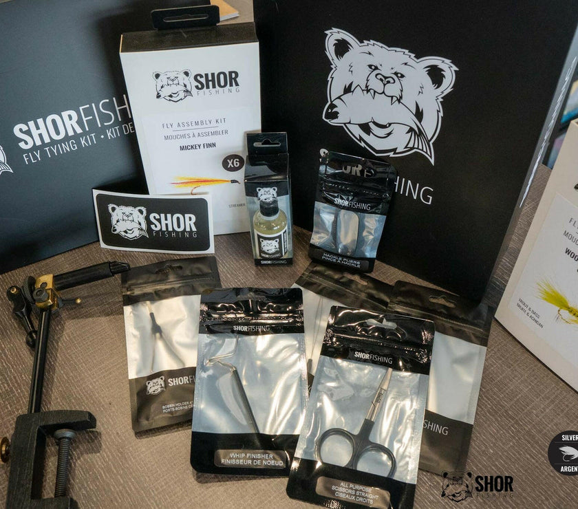 🍁SHOR - GOLD TROUT FLY TYING KIT