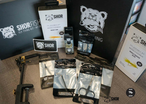 🍁SHOR - GOLD TROUT FLY TYING KIT
