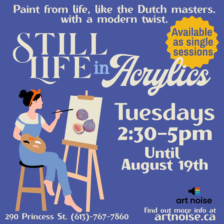Still Life in Acrylics (ages 16+)