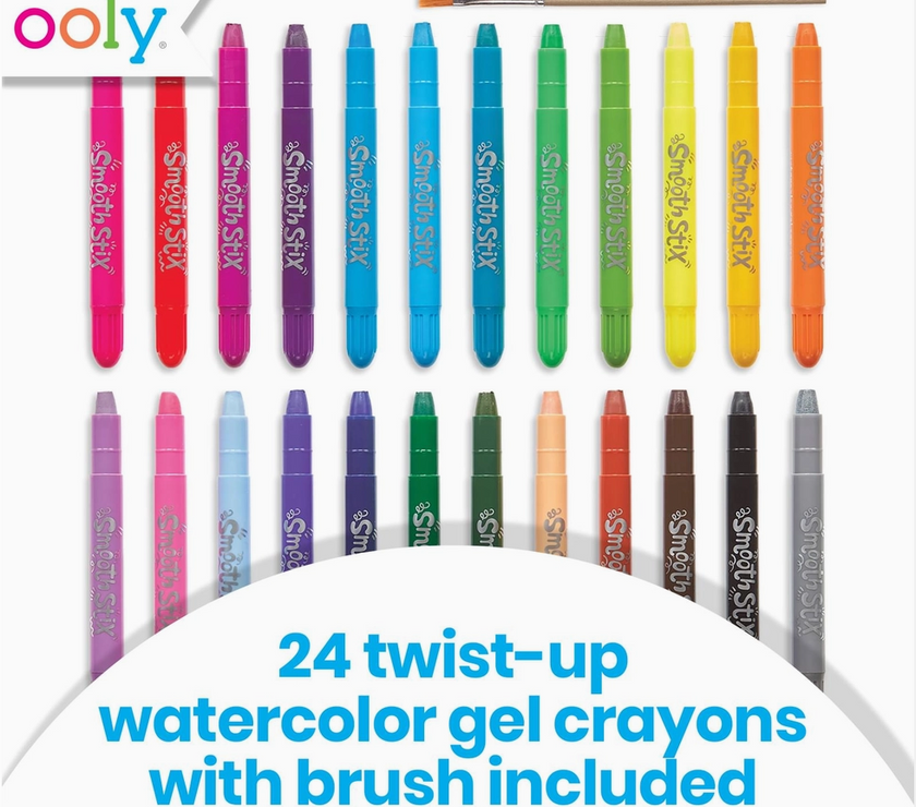 OOLY Smooth Stix Watercolor Gel Crayons - Art Noise