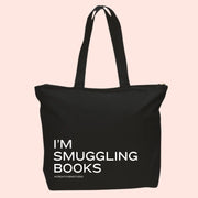 I'm Smuggling Books Tote Bag Creativien product_type art-noise.myshopify.com im-smuggling-books-tote-bag I'm Smuggling Books Tote Bag Creativien  art-noise.myshopify.com im-smuggling-books-tote-bag