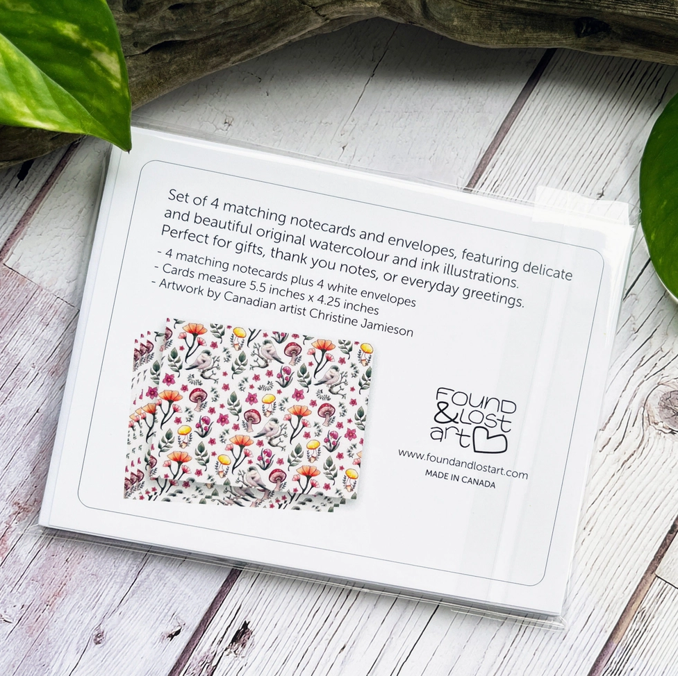 Found & Lost Art Note Card Set - A2 size - Songbird and Wildflower - Art Noise Found & Lost Art Note Card Set - A2 size - Songbird and Wildflower Found & Lost Art Blank Cards art-noise.myshopify.com found-lost-art-note-card-set-a2-size-songbird-and-wildflower