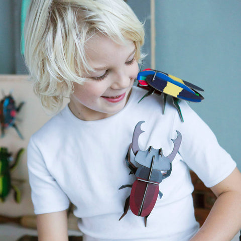 Stag Beetle Nüline Distribution Cardboard Cutouts art-noise.myshopify.com stag-beetle