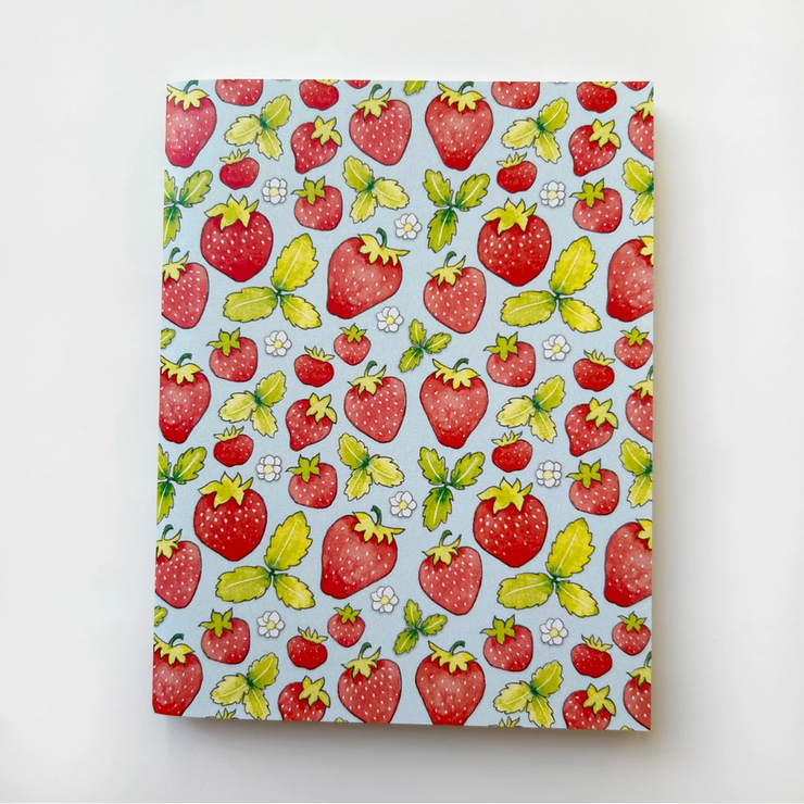 Found & Lost Art Notebook - Strawberries - Art Noise