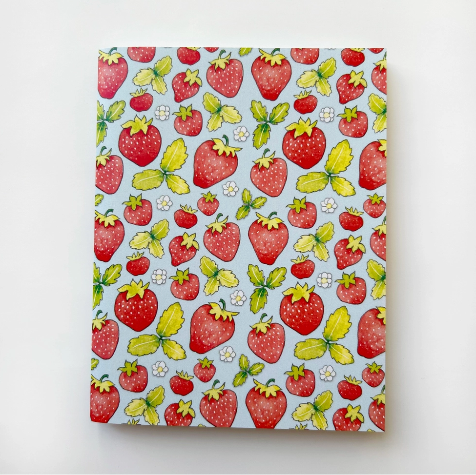 Found &amp; Lost Art Notebook - Strawberries