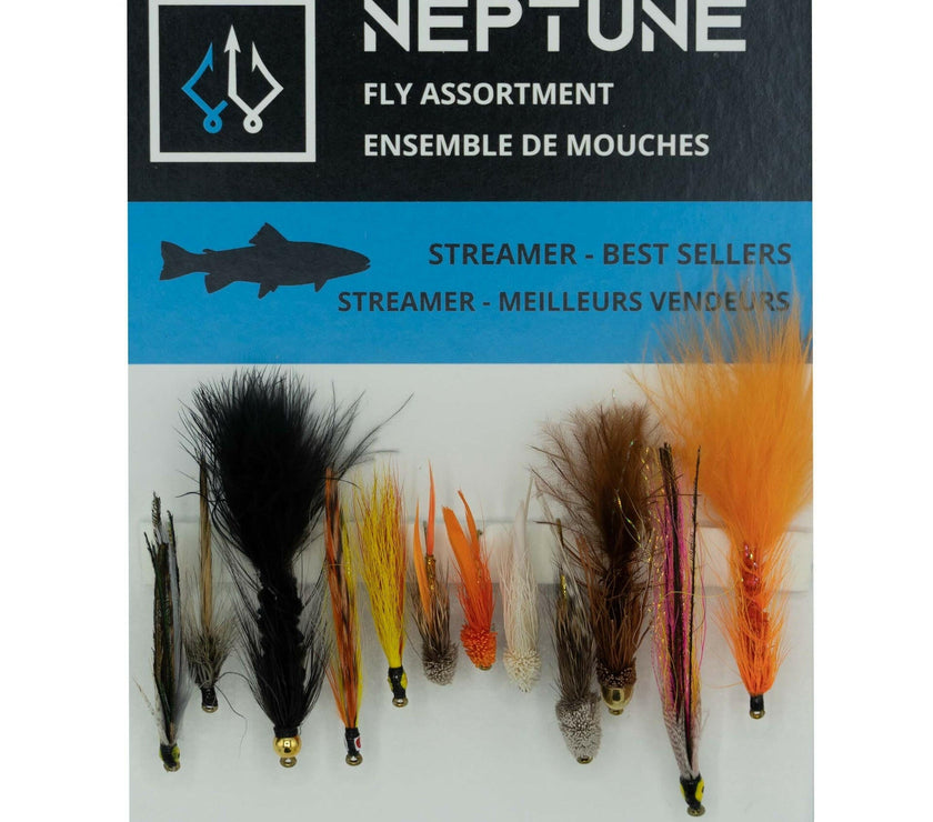 Neptune Streamer Flies Pack - Best Sellers 12/pk