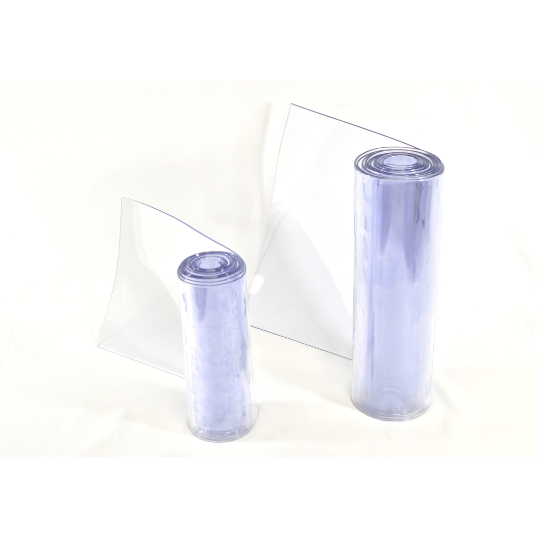 Byson PVC Strips & Rolls, Smooth Polar Grade - Clear with Blue tint
