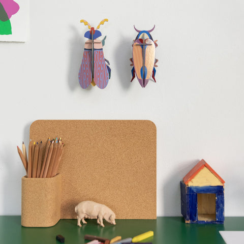 Striped Wing Beetle Nüline Distribution Cardboard Cutouts art-noise.myshopify.com striped-wing-beetle